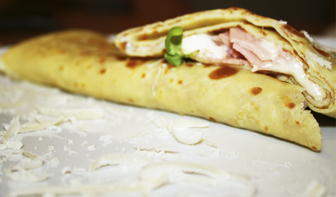 Crêpe Jamón & Mozzarella